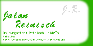 jolan reinisch business card